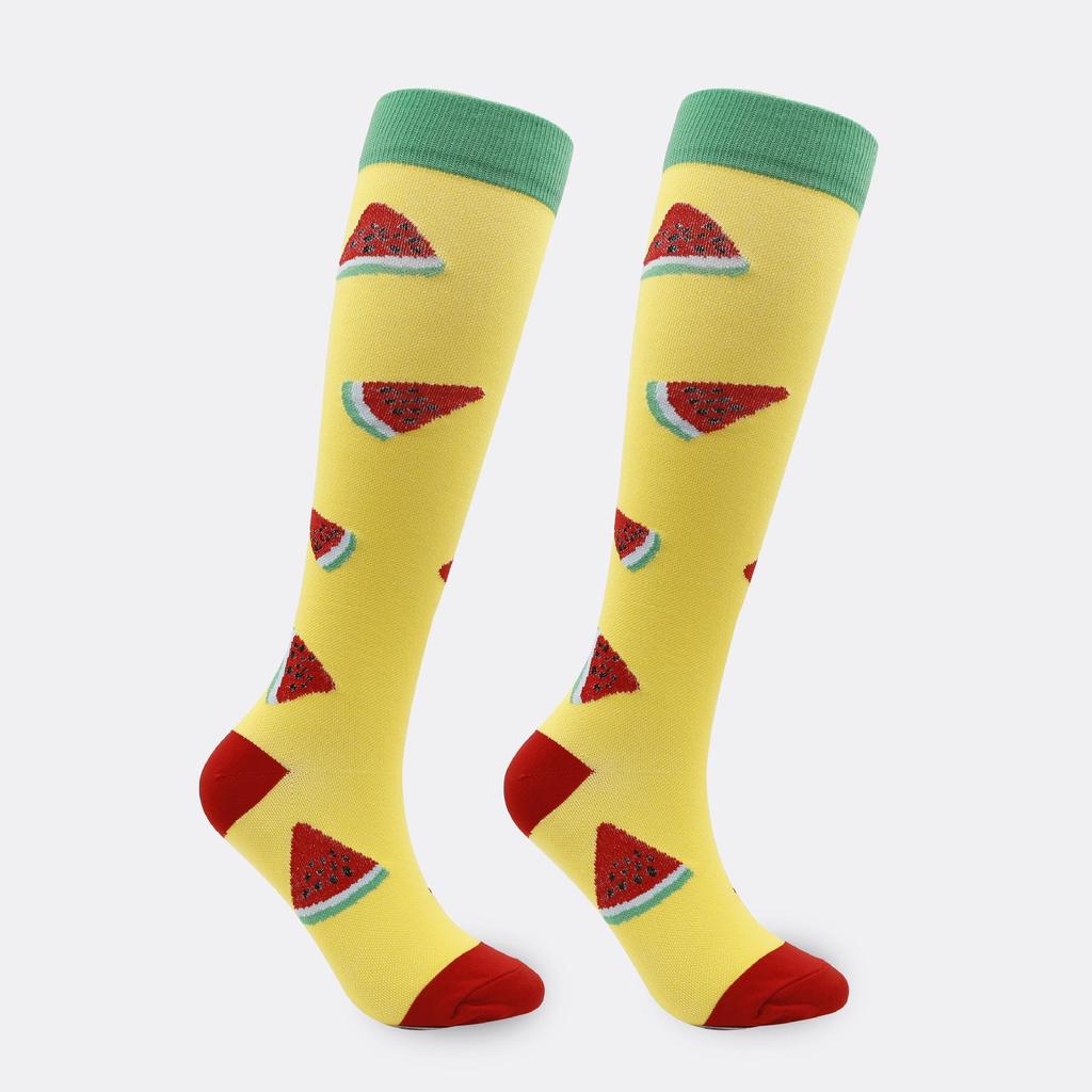 33 Styles: Sports Compression Long Socks - Elastic & Colored