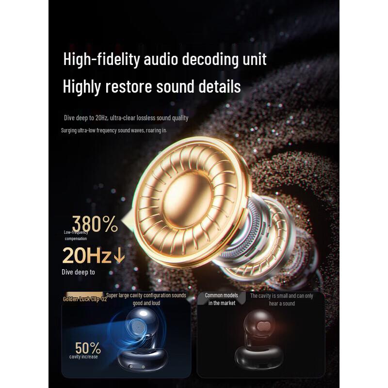 Jin Yun CLIP-02 Ear-Clip Bluetooth Headset