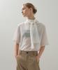LOVENTINA Scarf Tencel Tee_White