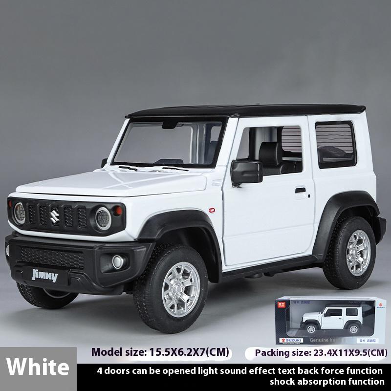 Simulation 1/24 Suzuki Jimny Alloy Automobile Model Die-cast Metal Off-Road Vehicle Model Collection Children's Toy Gifts