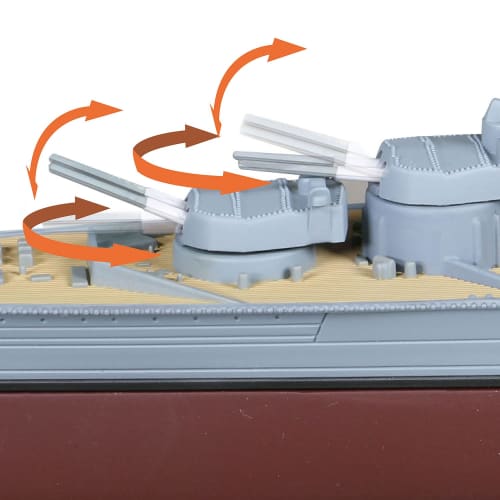 Platz Waltersons 1/700 WWII Royal Navy Battlecruiser Hood (Full Hull) Finished Model