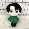 Jucărie de pluș adorabilă Levi Ackerman din Attack On Titan, pernă moale umplută pentru copii
