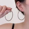 Metal Full Diamond Large Earrings Exaggerated Earrings Summer Accessories for Women