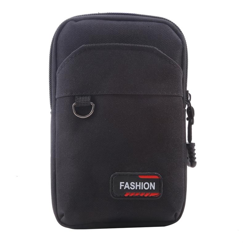 Vertical Single/Double-Layer Mountaineering Buckle Waterproof Belt Waist Bag Outdoor Running Mobile Phone Bag For Men