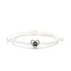 Heart Projection Titanium Steel Bracelet - 100 Languages Customizable Photo Jewelry for Couples