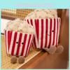 Plush Popcorn Toy Keychain  For Kids Party Gifts Stuffed Doll