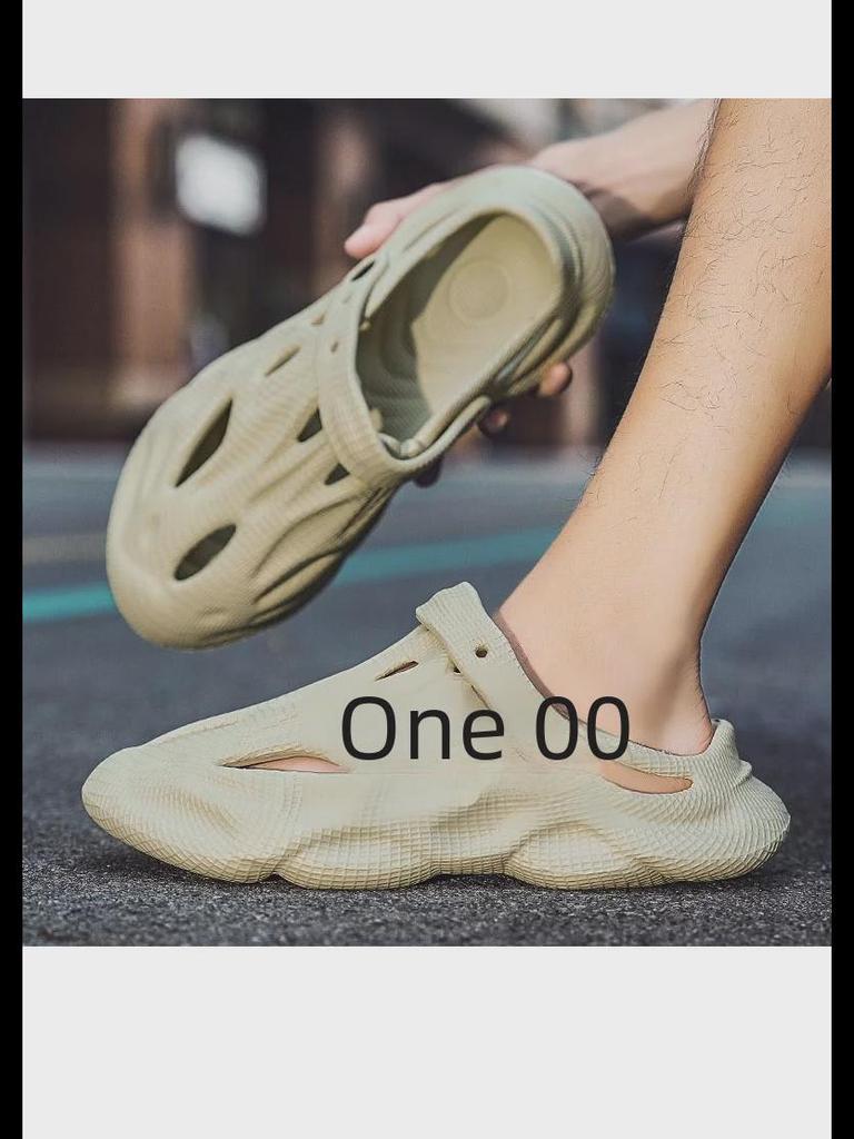 Summer Breathable Closed-Toe Non-Slip Sandals, Versatile Beach Slippers for Couples