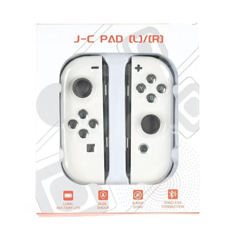 Wireless Bluetooth Joy-Con Controllers with Wake-Up Feature and Wrist Strap, Left and Right Separately for Switch