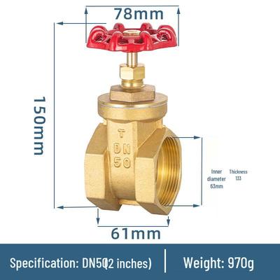 Yuxiang Brass Gate Valve