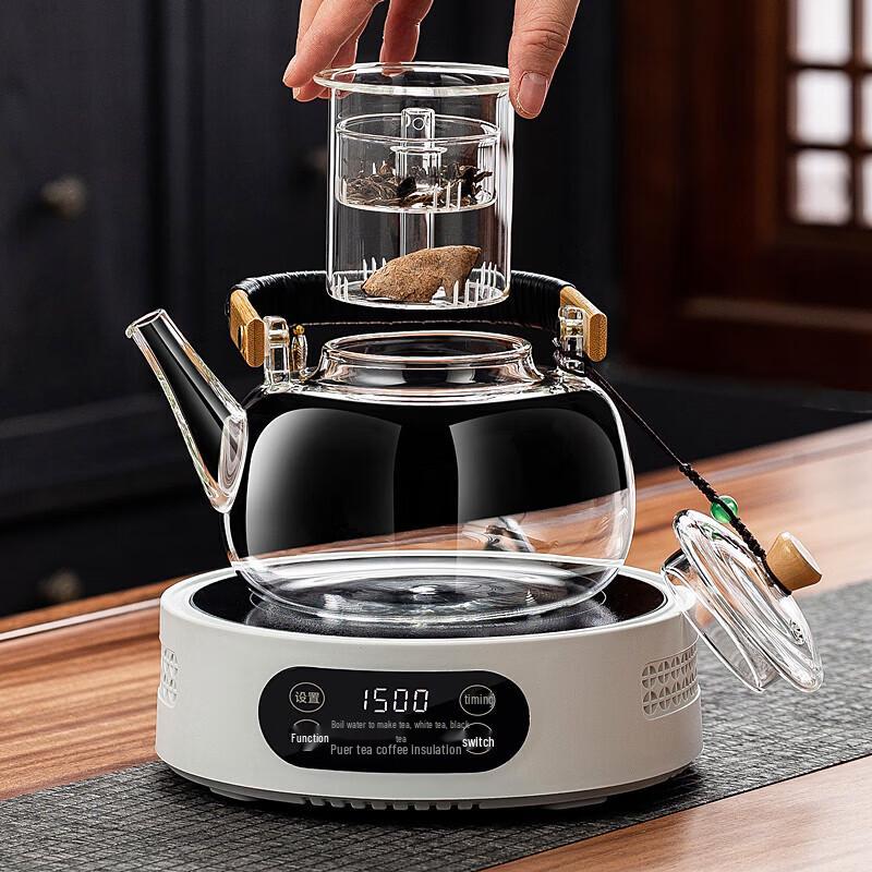 Integrated Glass Teapot & Electric Stove Set