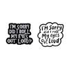 2-5pcs/set Quotes Enamel Pins Custom Psychology Have You Seen This Wizard This Is Trifficult Metal Brooches Badge Jewelry Gifts