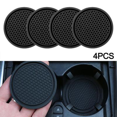 Car Coasters Anti-Slip Car Accessories Insert Coaster