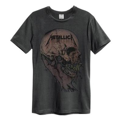 Amplified Camiseta adulta unissex triste mas verdadeira do Metallica