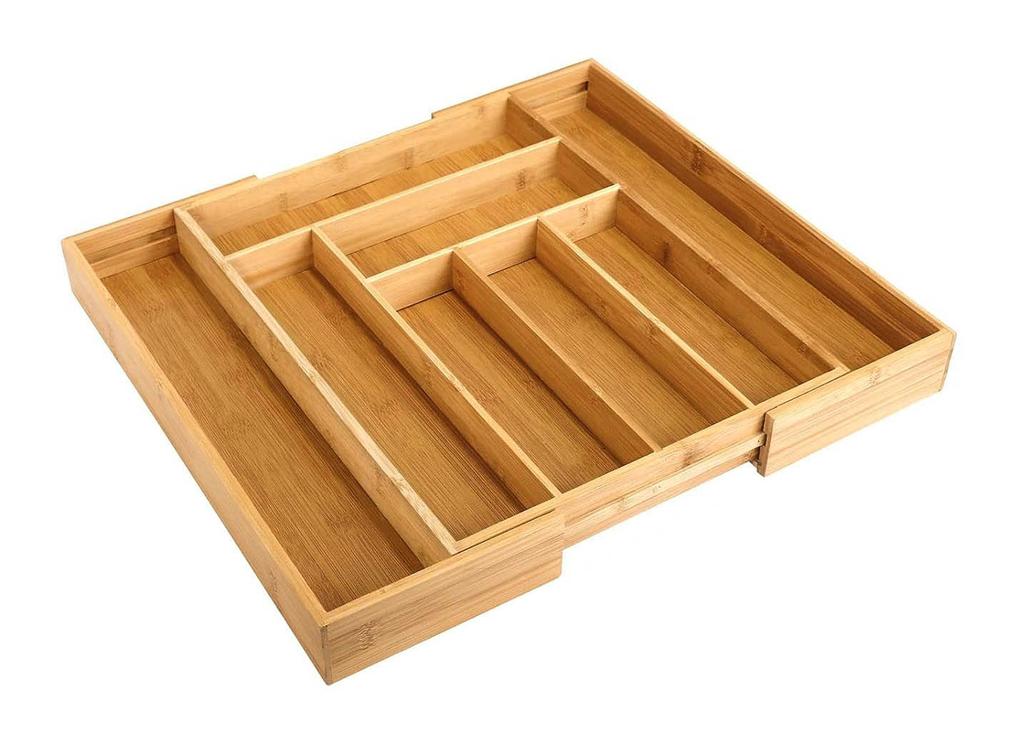 Ikar Bamboo Cutlery Organizer