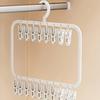 Windproof Sock Drying Rack Portable Drying Rack with Clips  Baby Clothes Drying