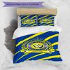 3pcs Football Team (27) Design Cover Set - HD Printed Bedding with 1 Cover and 2 Pillowcases - Perfect for Home and Dorm Decor