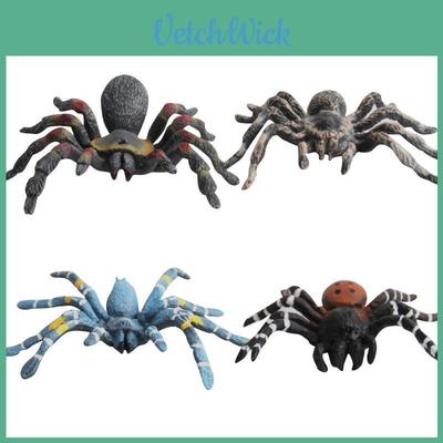 Spider Model Set With Plastic Material For Home Decor And Gift For Nature Lovers