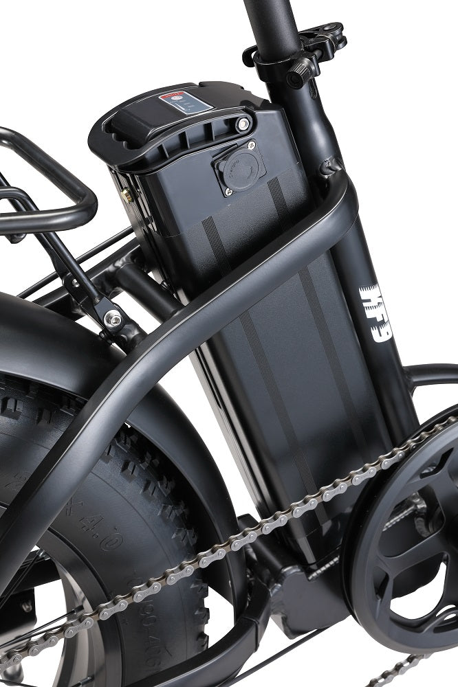 KETELES KF9 Verze Endurance Skládací E-kolo 1000W, 48V 35Ah, Al-Slitinová Vidlice s Uzamykáním, 20"x4.0" Tlusté Pláště, Shimano 7-Rychlostní, Hydraulické brzdy