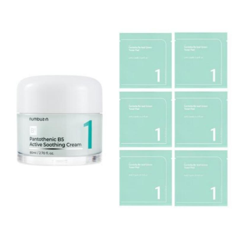 

Numbersin No.1 Pantothenic Acid Active Soothing Cream 80ml (+6 Pads)
