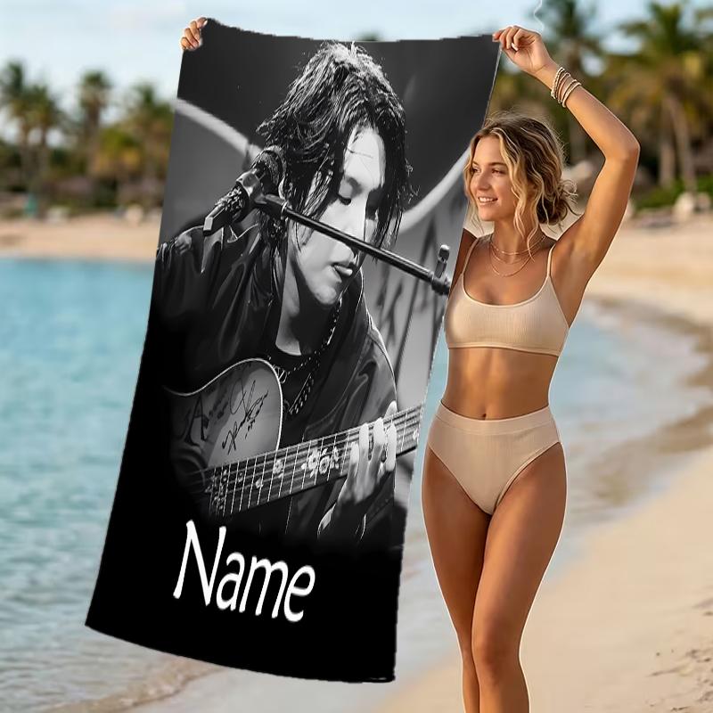 Customizable personalized beach towels Jimin themed designs.Suitable for the beach, yoga, sports;ideal as beach accessories