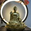 Budda Siakjamuni Budda Pozycja Siedząca I Ao Współczucie Z Lotosową Podstawą Figurka Anime Ozdoby Samochodowe