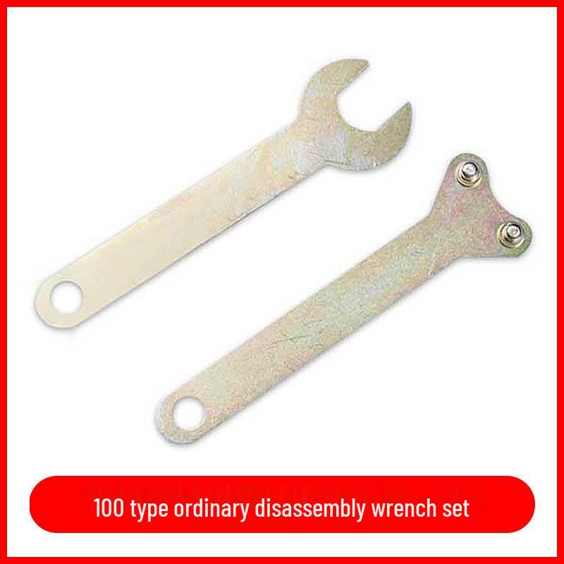 Universal Angle Grinder Flange Set: 100-Piece Kit with Nut, Screw, and Polisher Accessories