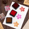 Colorful Ink Pads Set - 6 Vibrant Colors for Stamping, DIY Journal & Scrapbook Decoration (Non-Toxic)