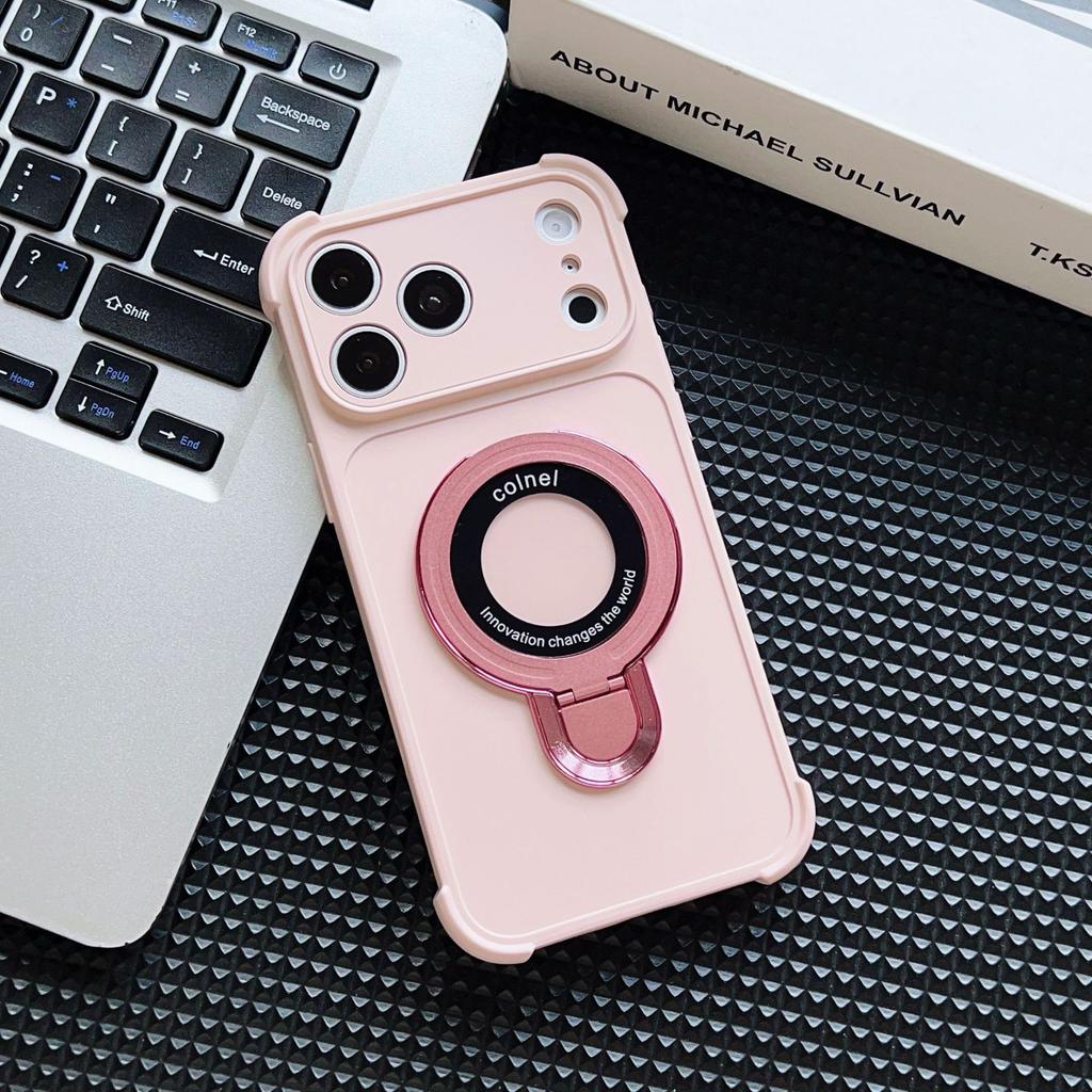 Applicable to iPhone17Pro mobile phone case, 17 large windows in seconds, Apple 16 magnetic suction bracket, four corners anti-drop shell