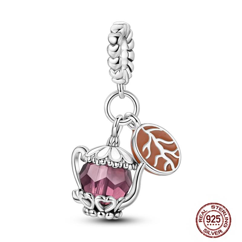 New Food Fruit Dessert Charms Fit Pendant Original Bracelets Copper Cake Strawberry Cherry Avocado Beads Diy Pendant Jewelry