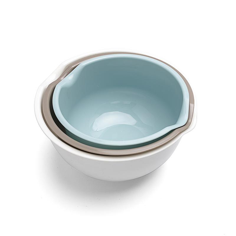 

Салатница набор из трех предметов, набор из четырех предметов бытовая кухонная мойка приготовление пищи смешивание тазик из полипропиленового пластика фруктовый салатник