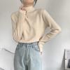 Basic Small Stand-up Collar Stacked Sweater Women's Autumn and Winter New Simple Casual Inner Bottoming Shirt Versatile Knitted Top