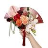 New Chinese Style Bride Folding Fan Bouquet for Engagement or Robe Accessory