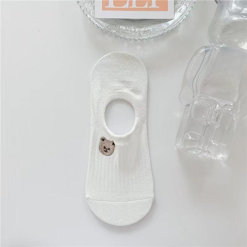 10 Pairs Women's Non-slip Invisible Socks Shallow Mouthed Boat Socks Female Soft Sock Breathable Short Sock