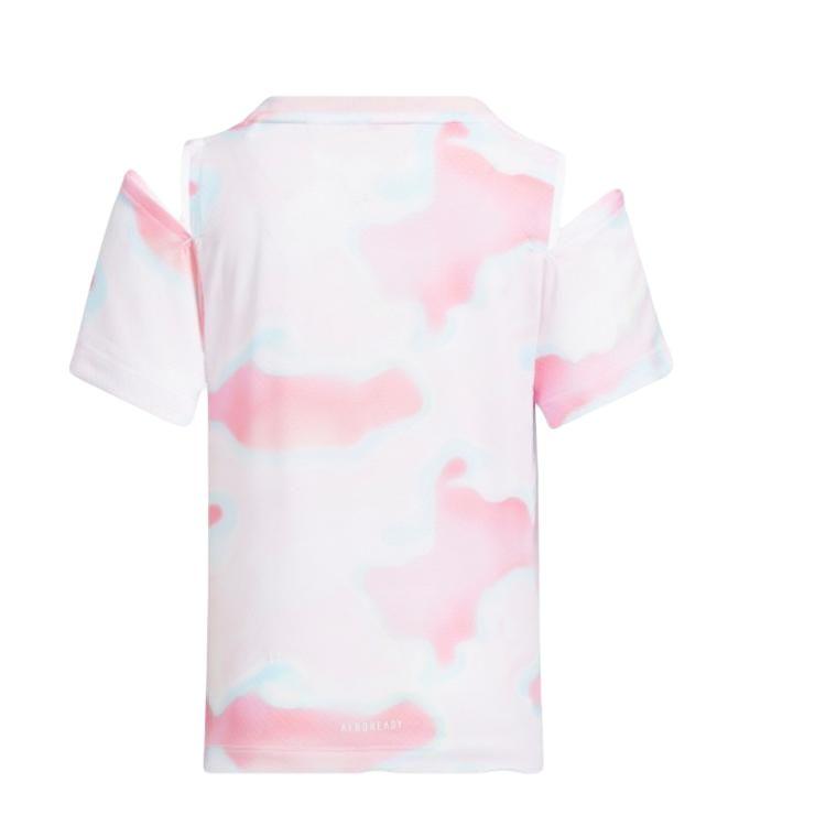 adidas T Shirt Clear Pink Kids' HE0036