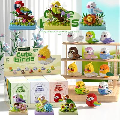 Papagei Vogel Kleine Bausteine Bauen Kreatives Pädagogisches Bauspielzeug Für Jungen Mädchen Geeignet Zum Dekorieren Jungen Spielzeug Kind