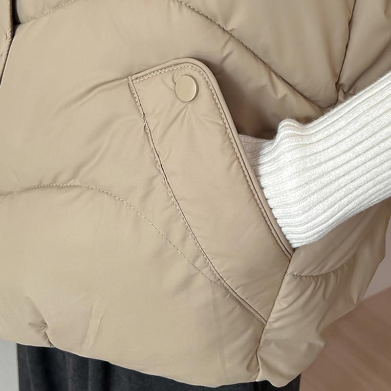 Fashion Winter Sleeveless Vest Woman Warm Outerwears Hooded Casual Thick Women's Jackets