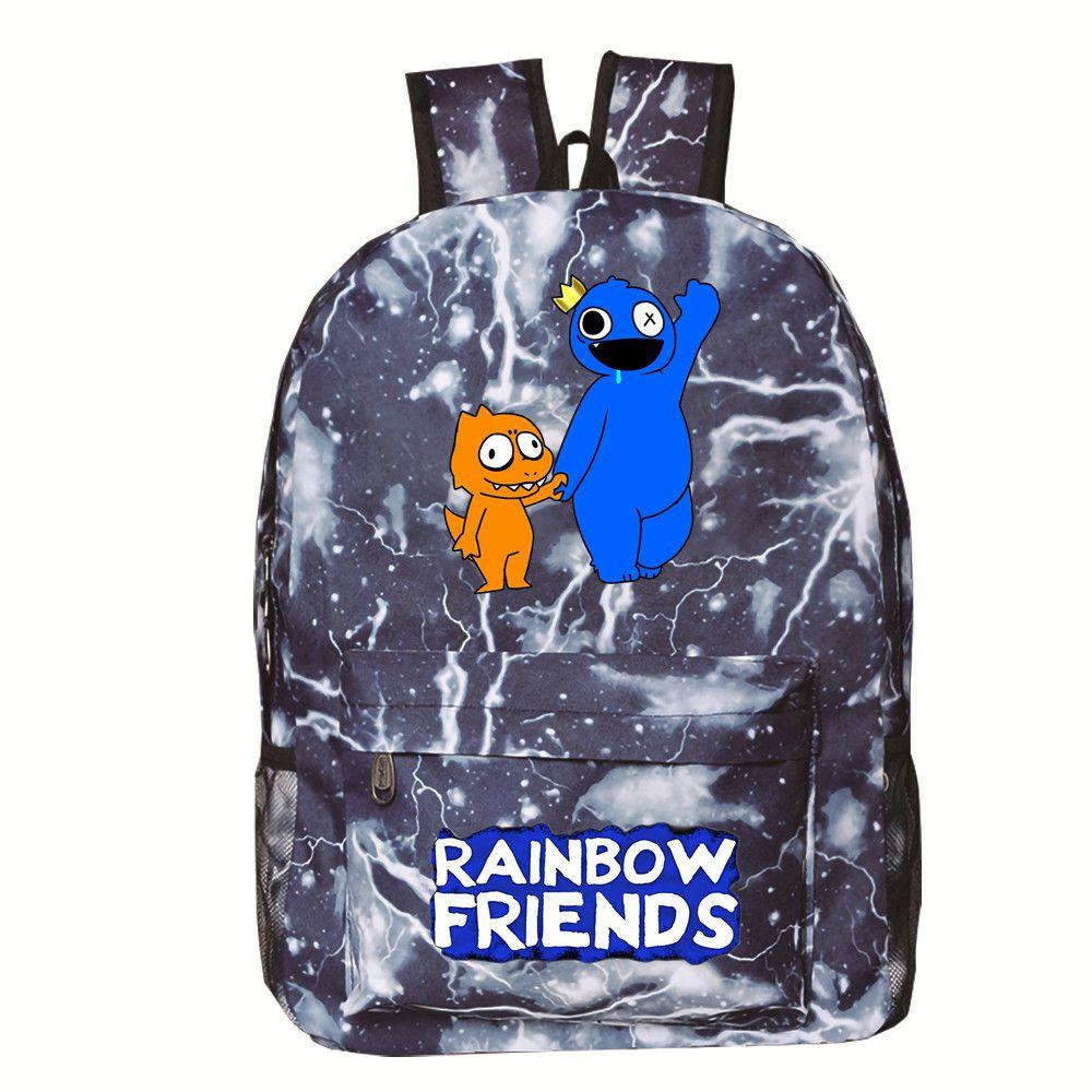 Roblox Rainbow Friends Large Capacity Student Backpack Bag Book