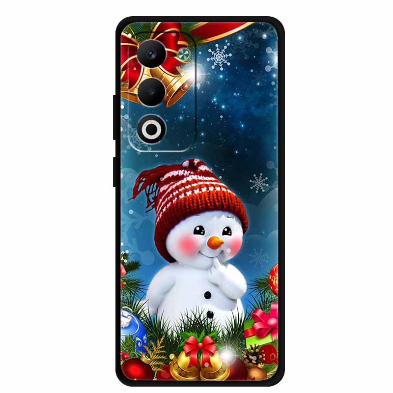 Christmas Phone Case For Oppo A5 5G CPH2735 / A5 4G CPH2727 Christmas Tree Soft Silicone TPU Back Cover Bumper For Oppo A5 Coque