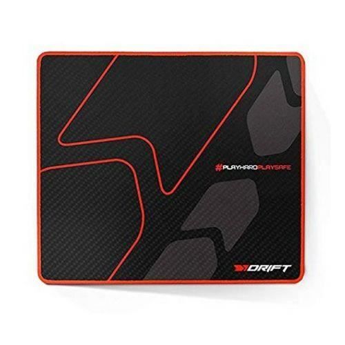 Tapis Gaming - DRIFT - v2 - Antidérapant - 40 x 45 cm - Noir Orange