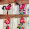 Chinese Zodiac Horse Lucky Pendant Chinese Spring Festival Car Hanging Ornament Exquisite Tassels Pendant Home Decoration Gifts