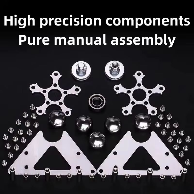 Fingertip Gyro Wheel Creative Metal Ornament Adult Stress Relief Fidget Toy Advanced Mechanical Desktop Pendant Gift for Men