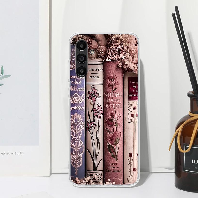 Read Books Illustration Reading Phone Case For Samsung Galaxy A17 A37 A57 A16 A26 A36 A56 A15 A25 A35 A55 A14 A24 A34 A54 A13 A2