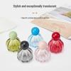 Transparent Glass Pumpkin Perfume Spray Bottle for Travel and Samples
