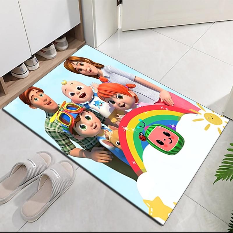 Cocomelon Printed Carpetrugfor Office Chair Living Room Bedroom Kitchen Room Decor Gifts