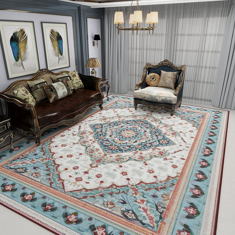 Vintage Teppich Wohnzimmer Teetisch Teppich Europäischer und amerikanischer Luxus High End Persischer Stil Nachttisch Teppich