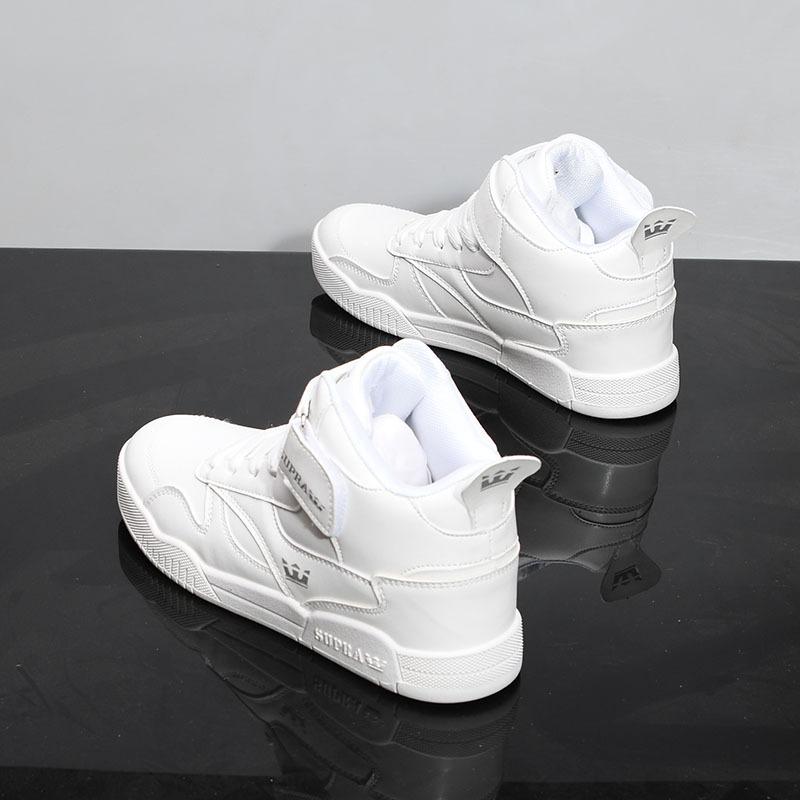 

High-top shoes winter velvet new board shoes couple sports thick sole 35