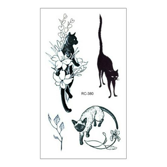 Waterproof Long-lasting Cute Peacock Feather Temporary Tattoo Stickers for Women