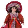 Collectible Victorian Doll Porcelain Doll Ceramic Female Doll Delicate Realistic Doll Desk Display Centerpieces