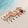 1pz Vivace Modello Cane - Asciugamano Rettangolare Grande - Asciugamano da Spiaggia Leggero Traspirante ad Asciugatura Rapida - Asciugamano da Bagno Super Assorbente