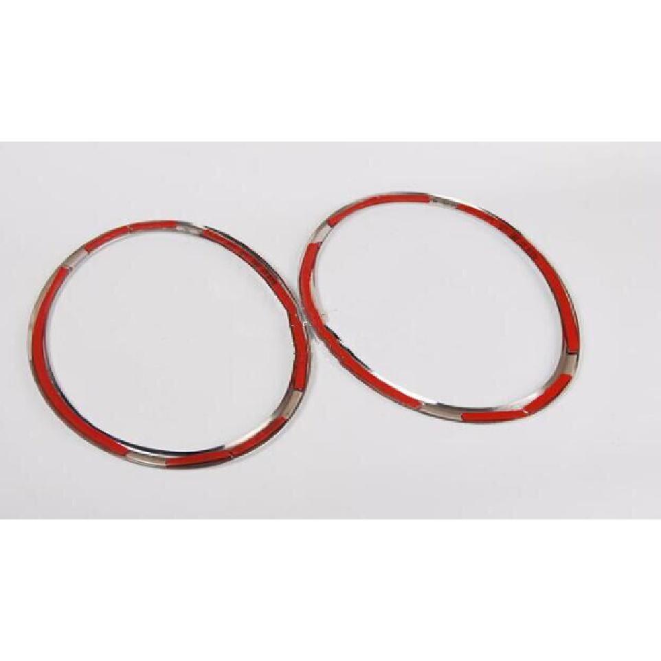 Capa de anel de farol de carro para JUKE Nova lâmpada de cabeça cromada amortecedor dianteiro para Nissan Juke